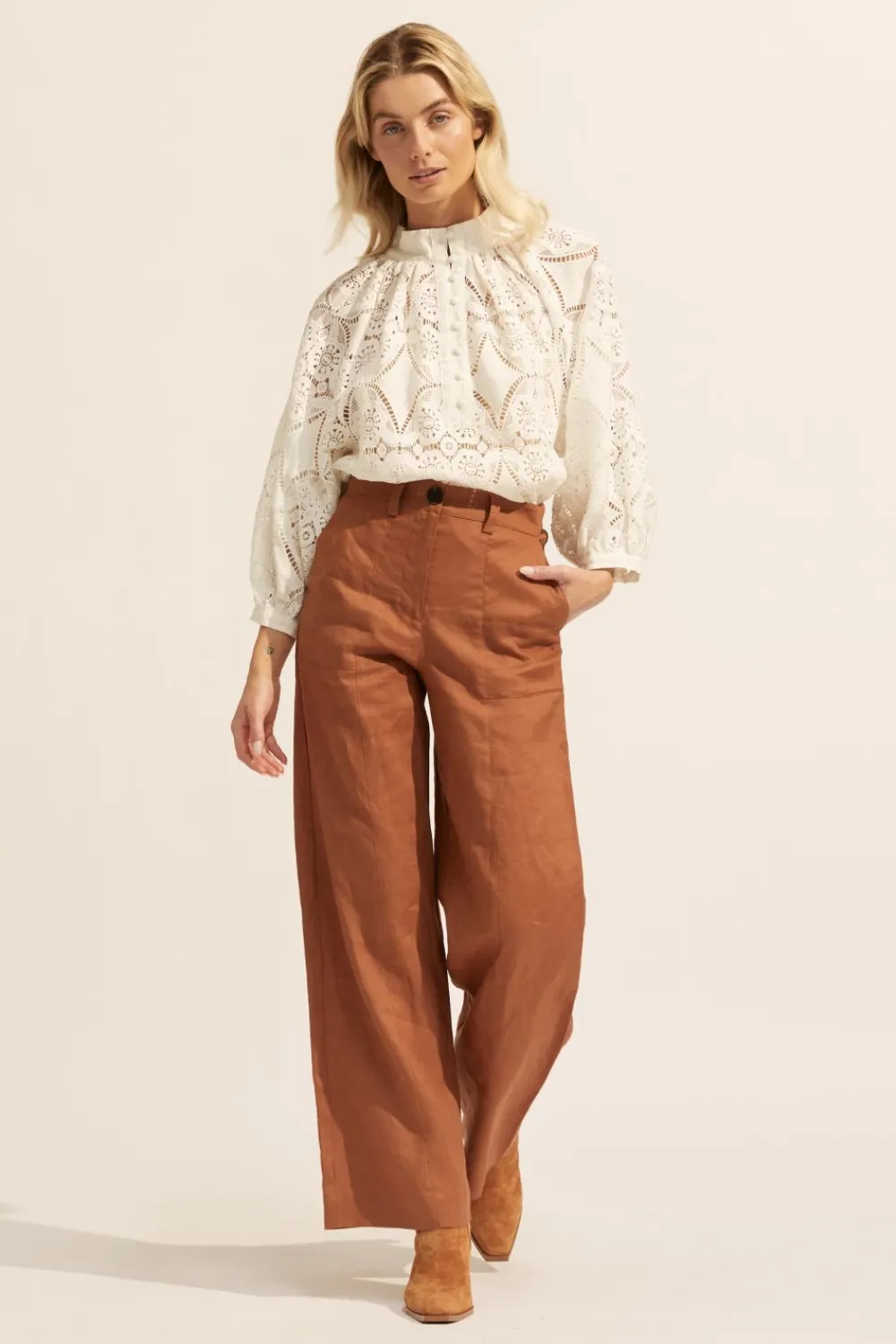 zoe kratzmann Fuse Top-Cream|Women Tops