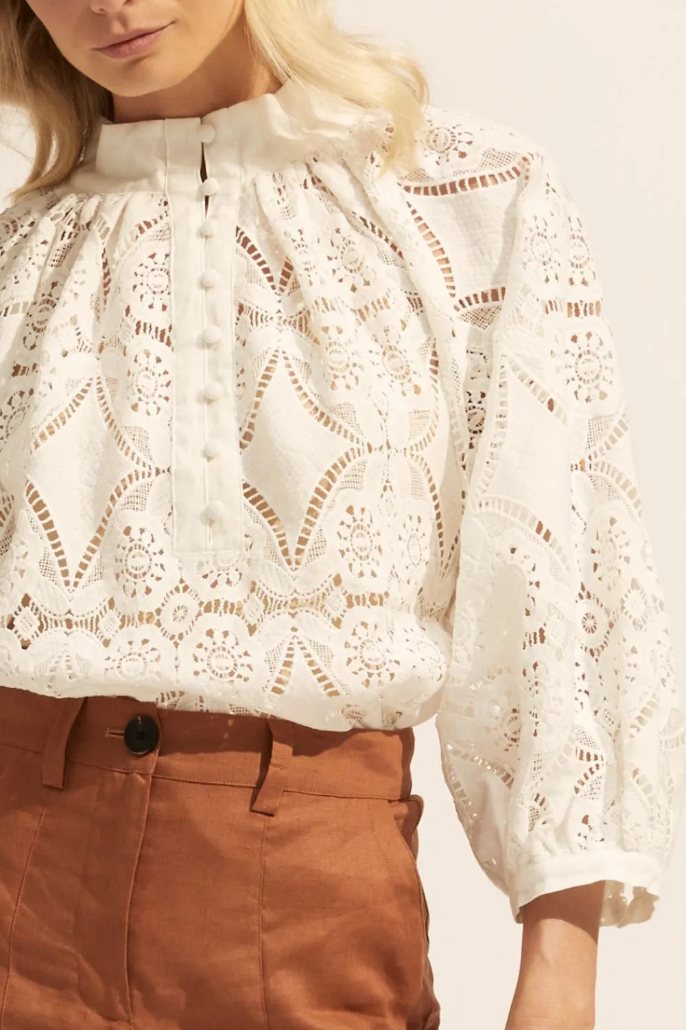 zoe kratzmann Fuse Top-Cream|Women Tops