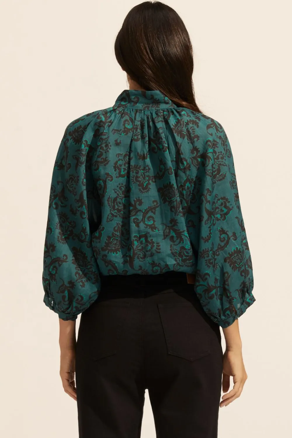 zoe kratzmann Fuse Top-Green Floral|Women Tops
