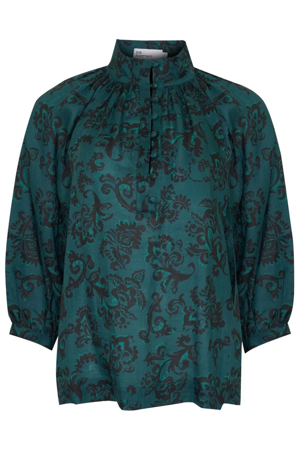 zoe kratzmann Fuse Top-Green Floral|Women Tops