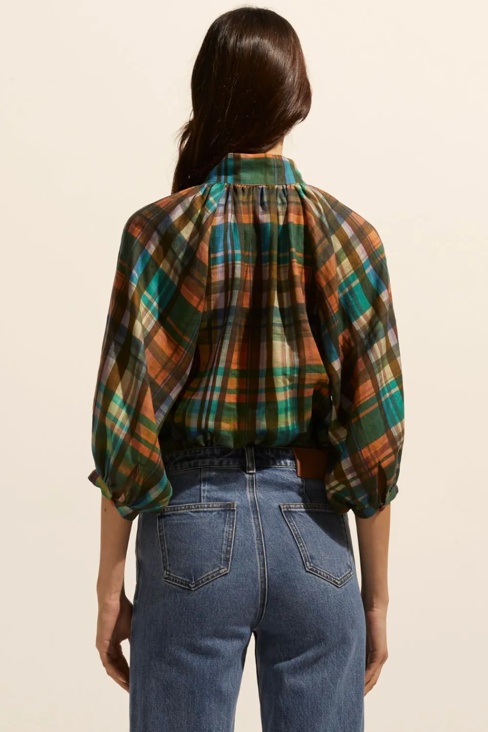 zoe kratzmann Fuse Top-Kaleidoscope Check|Women Tops