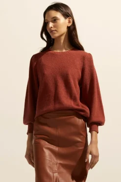 zoe kratzmann Gather Knit-Clay|Women Knitwear