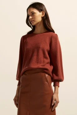 zoe kratzmann Gather Knit-Clay|Women Knitwear
