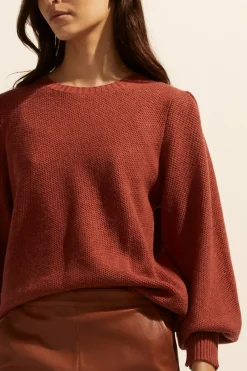zoe kratzmann Gather Knit-Clay|Women Knitwear