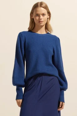 zoe kratzmann Gather Knit-Kingfisher|Women Knitwear