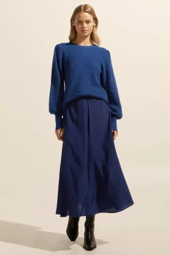 zoe kratzmann Gather Knit-Kingfisher|Women Knitwear
