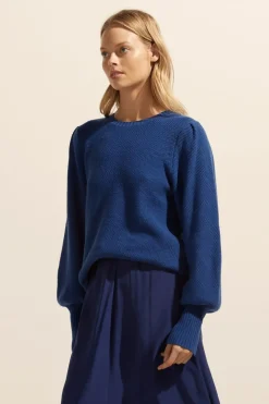 zoe kratzmann Gather Knit-Kingfisher|Women Knitwear