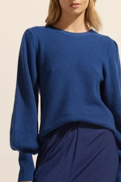 zoe kratzmann Gather Knit-Kingfisher|Women Knitwear