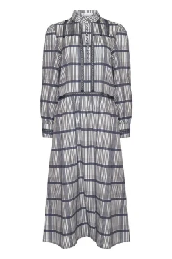 zoe kratzmann Gleam Dress-Ink/Porcelain Check|Women Dresses