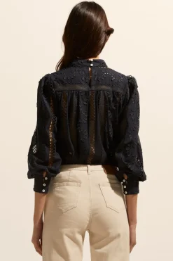 zoe kratzmann Glimpse Top-Indigo|Women Tops