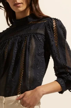 zoe kratzmann Glimpse Top-Indigo|Women Tops