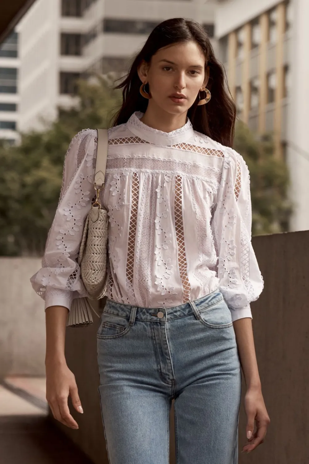 zoe kratzmann Glimpse Top-Porcelain|Women Tops