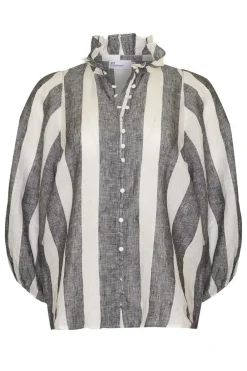 zoe kratzmann Grant Top-Black Wide Stripe|Women Tops