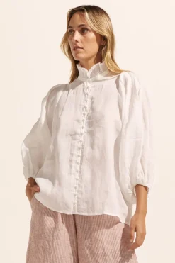 zoe kratzmann Grant Top-Porcelain|Women Tops