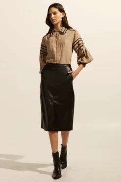 zoe kratzmann Halt Skirt-Black|Women Bottoms