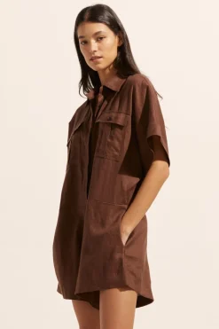 zoe kratzmann Heed Jumpsuit-Carob|Women Dresses