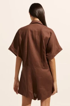 zoe kratzmann Heed Jumpsuit-Carob|Women Dresses
