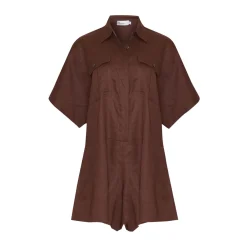 zoe kratzmann Heed Jumpsuit-Carob|Women Dresses