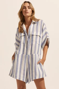 zoe kratzmann Heed Jumpsuit-Wide Ocean|Women Dresses