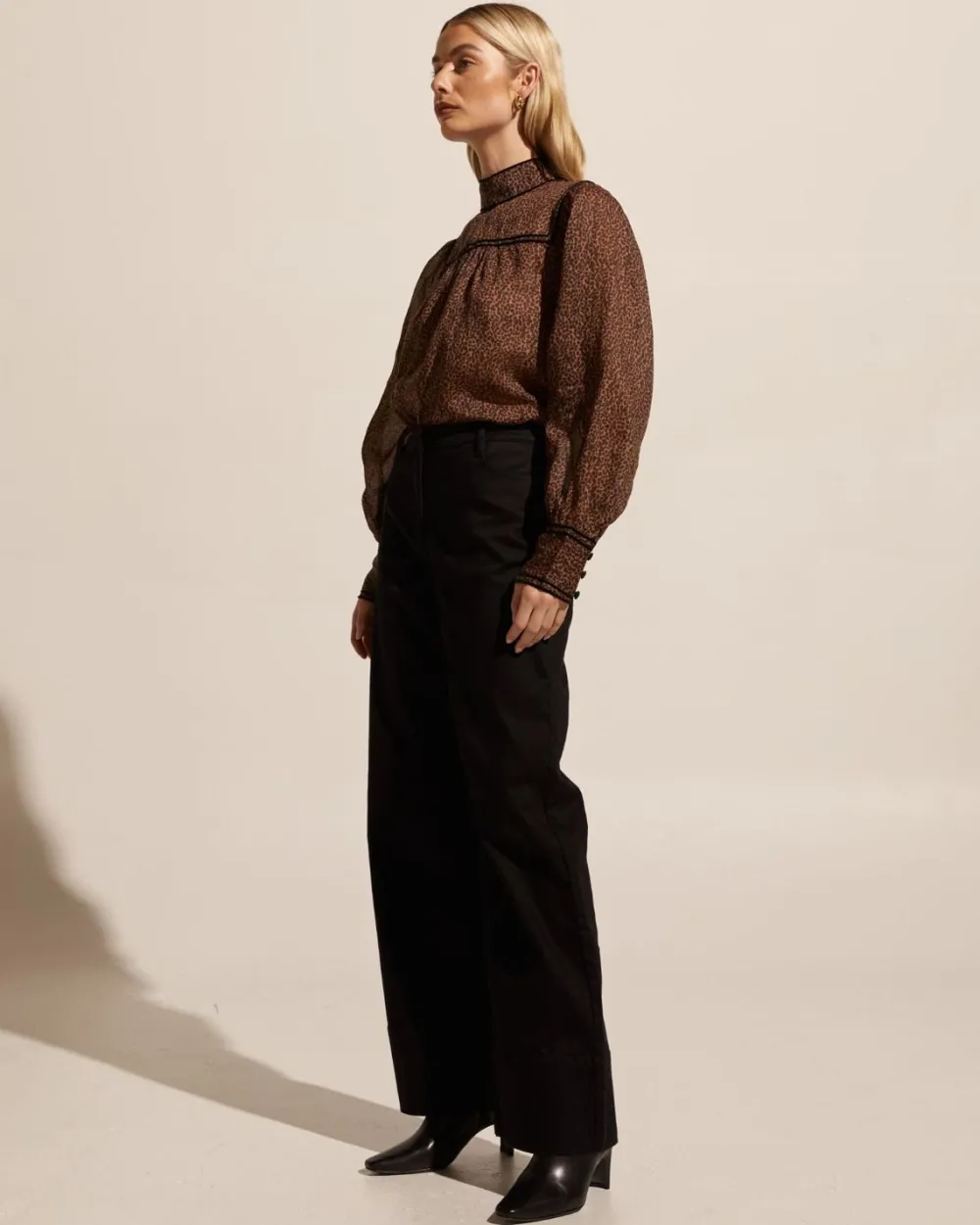 zoe kratzmann Horizen Top-Toast Leopard|Women Tops