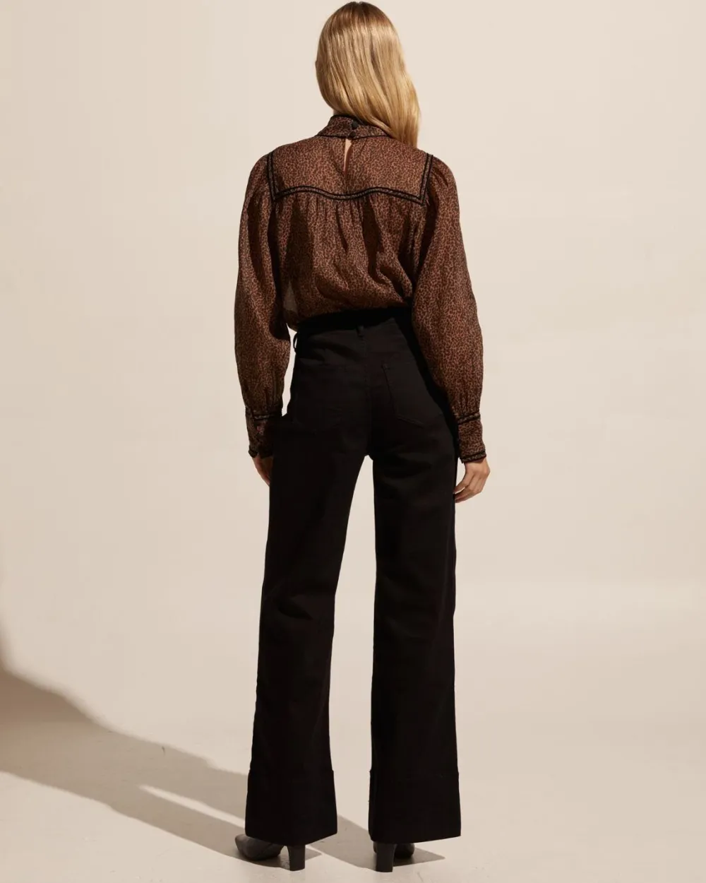 zoe kratzmann Horizen Top-Toast Leopard|Women Tops