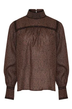 zoe kratzmann Horizen Top-Toast Leopard|Women Tops