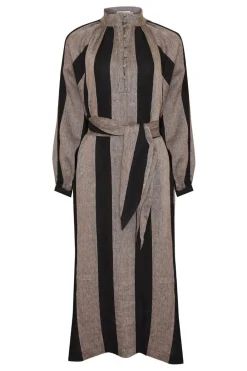 zoe kratzmann Import Dress-Black/Stone Stripe|Women Dresses