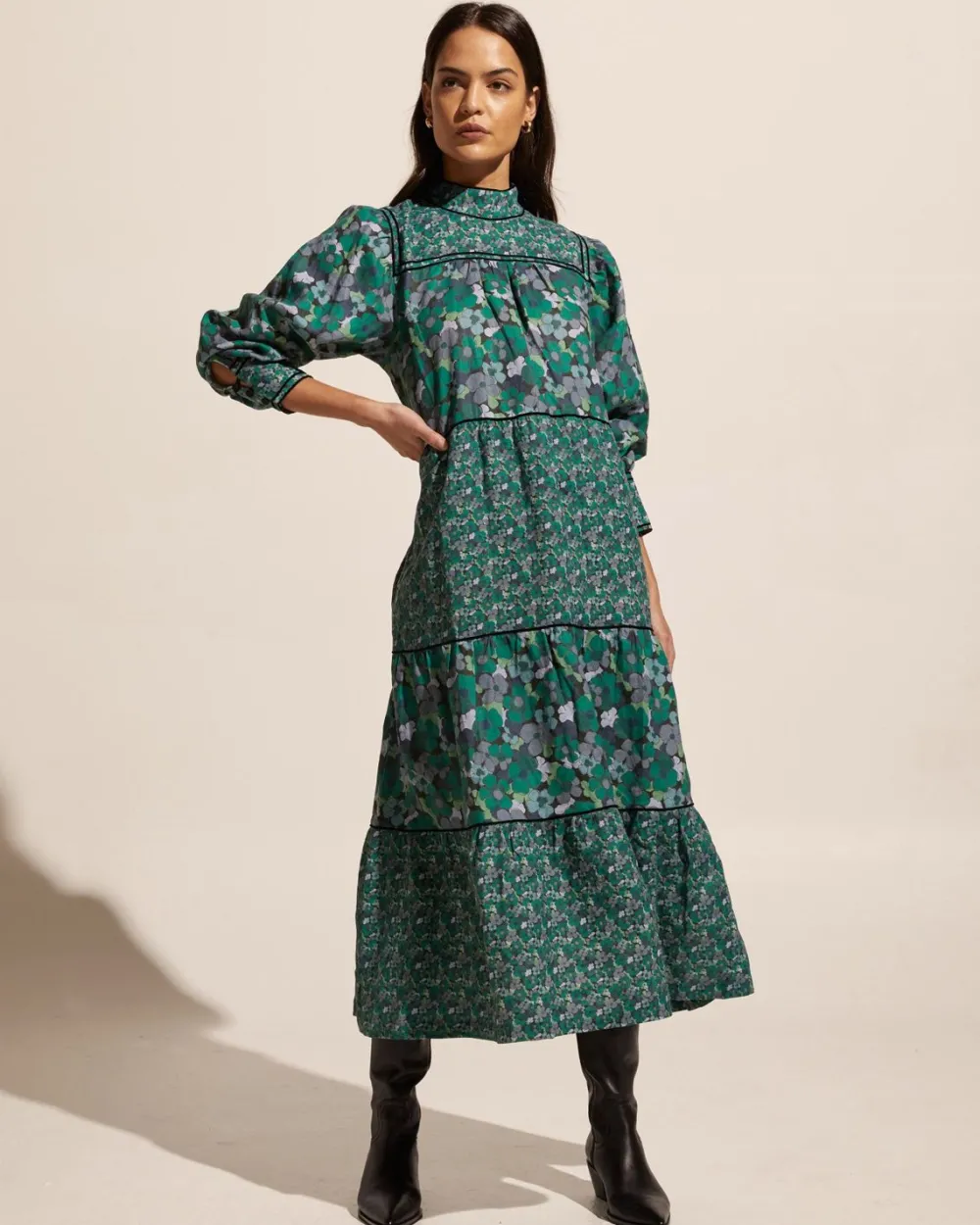 zoe kratzmann Imprint Dress-Juniper Floral|Women Dresses