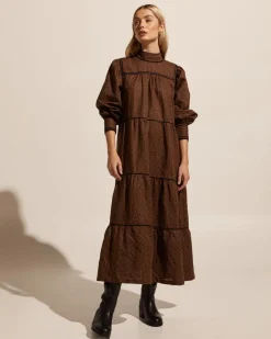 zoe kratzmann Imprint Dress-Toast Leopard|Women Dresses