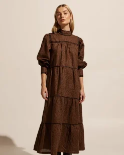 zoe kratzmann Imprint Dress-Toast Leopard|Women Dresses