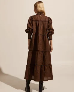 zoe kratzmann Imprint Dress-Toast Leopard|Women Dresses