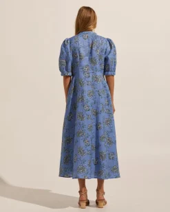 zoe kratzmann Impulse Dress-Azure Botanic|Women Dresses