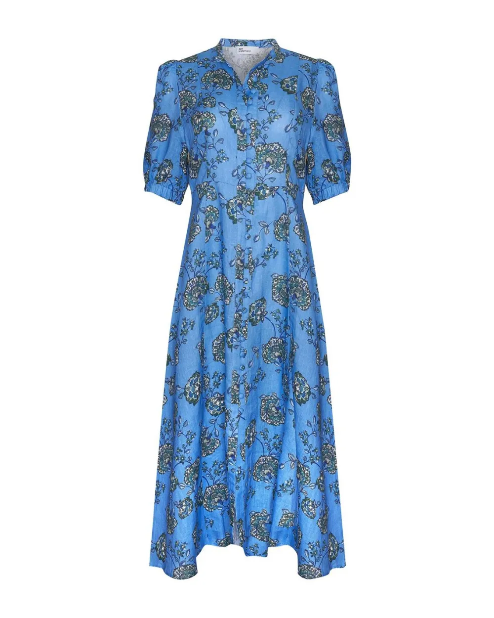 zoe kratzmann Impulse Dress-Azure Botanic|Women Dresses