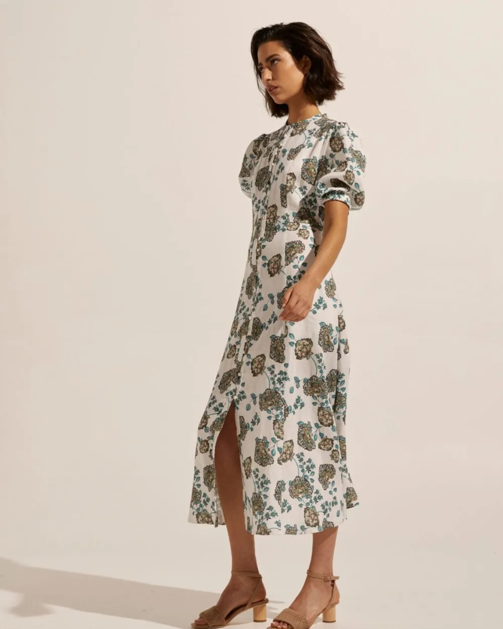 zoe kratzmann Impulse Dress-Sage Botanic|Women Dresses