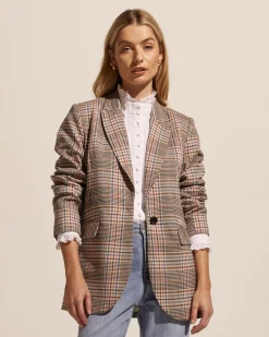 zoe kratzmann Index Jacket-Musk Check|Women Jackets