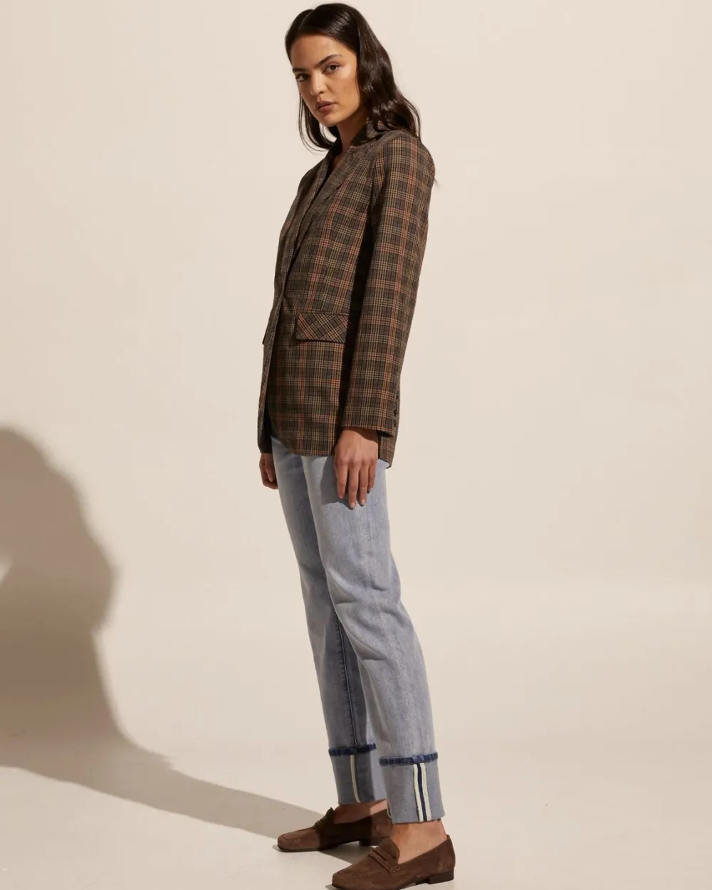 zoe kratzmann Index Jacket-Toasted Check|Women Jackets