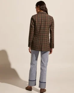 zoe kratzmann Index Jacket-Toasted Check|Women Jackets