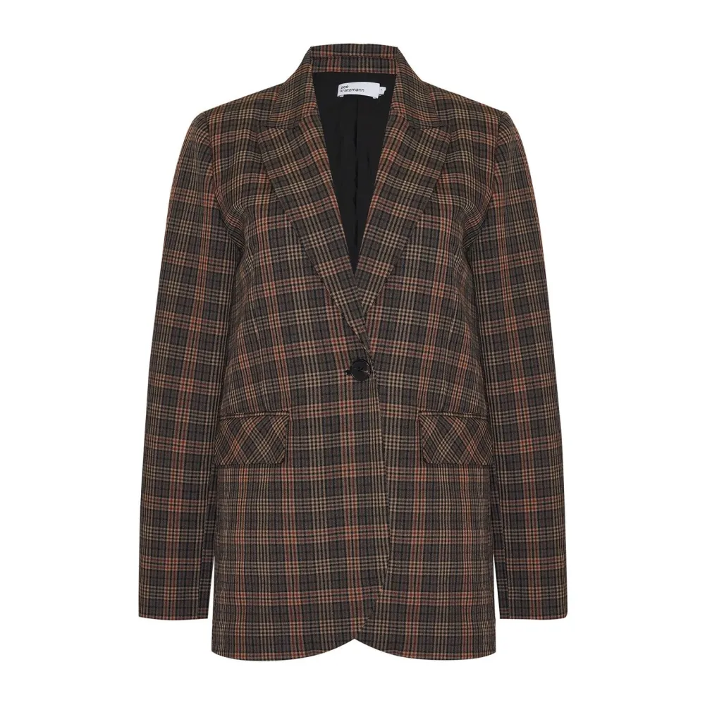 zoe kratzmann Index Jacket-Toasted Check|Women Jackets