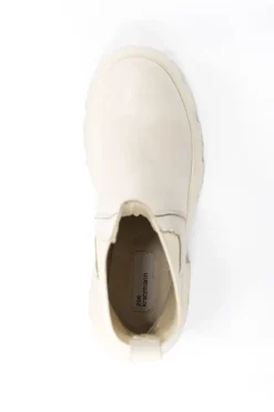 zoe kratzmann Inset Boot-Beige Leather|Women Boots
