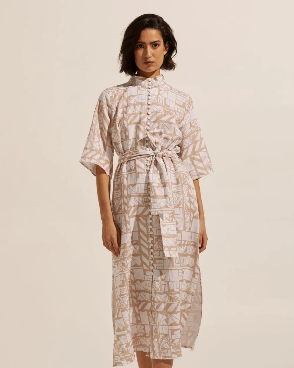 zoe kratzmann Insight Dress-Matisse Stone|Women Dresses