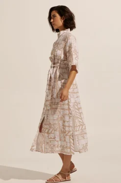 zoe kratzmann Insight Dress-Matisse Stone|Women Dresses