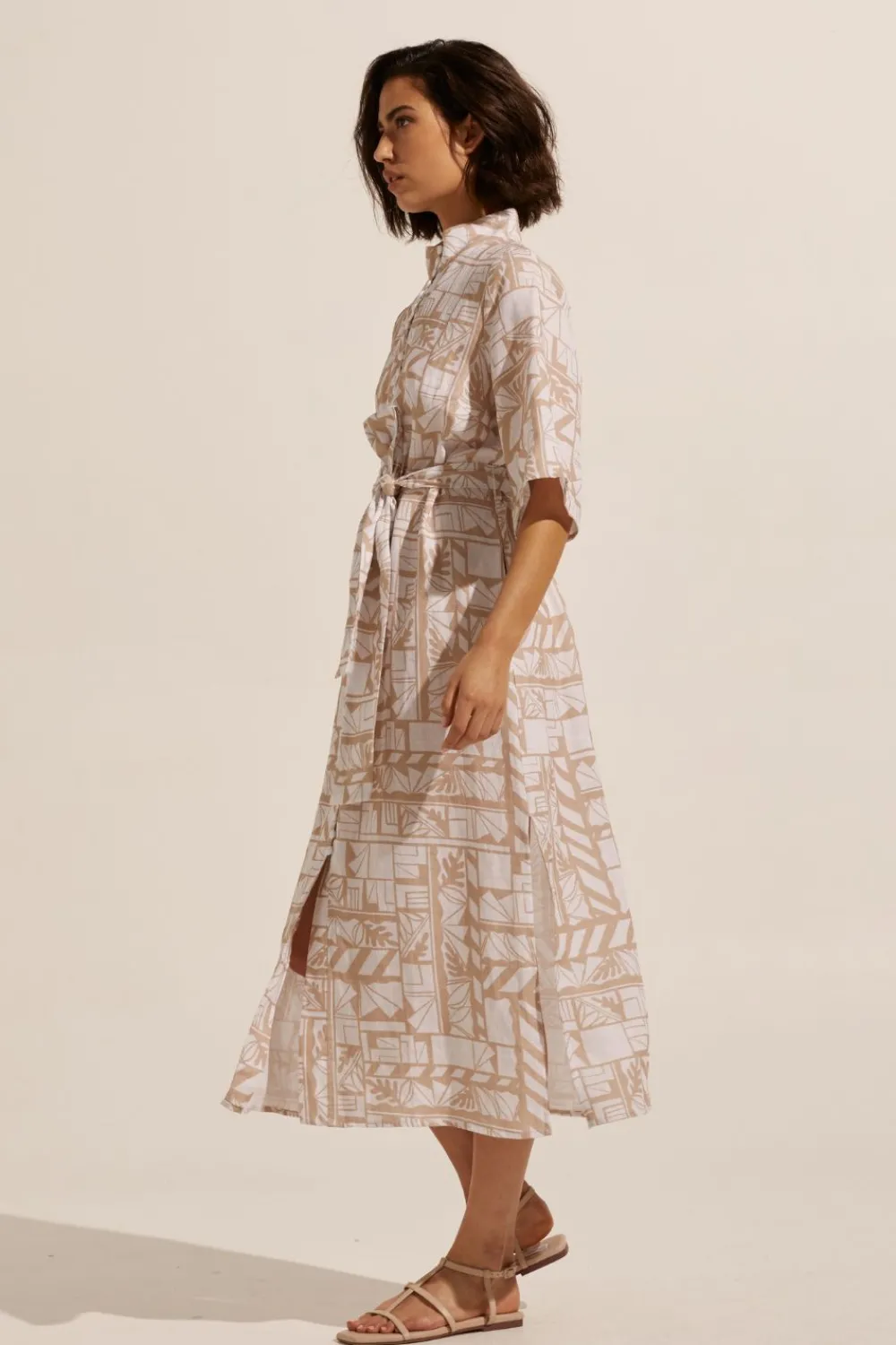zoe kratzmann Insight Dress-Matisse Stone|Women Dresses