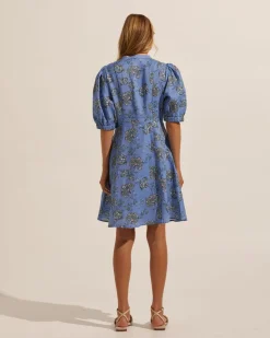 zoe kratzmann Intent Dress-Azure Botanic|Women Dresses