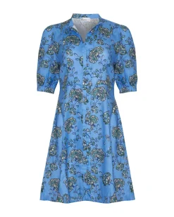 zoe kratzmann Intent Dress-Azure Botanic|Women Dresses
