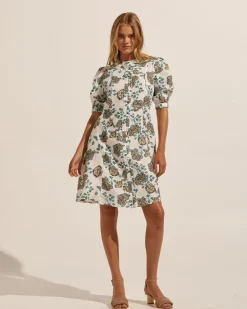 zoe kratzmann Intent Dress-Sage Botanic|Women Dresses
