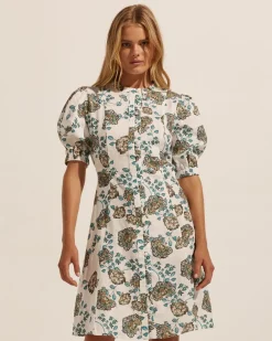 zoe kratzmann Intent Dress-Sage Botanic|Women Dresses