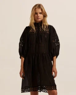 zoe kratzmann Intrigue Dress-Black|Women Dresses