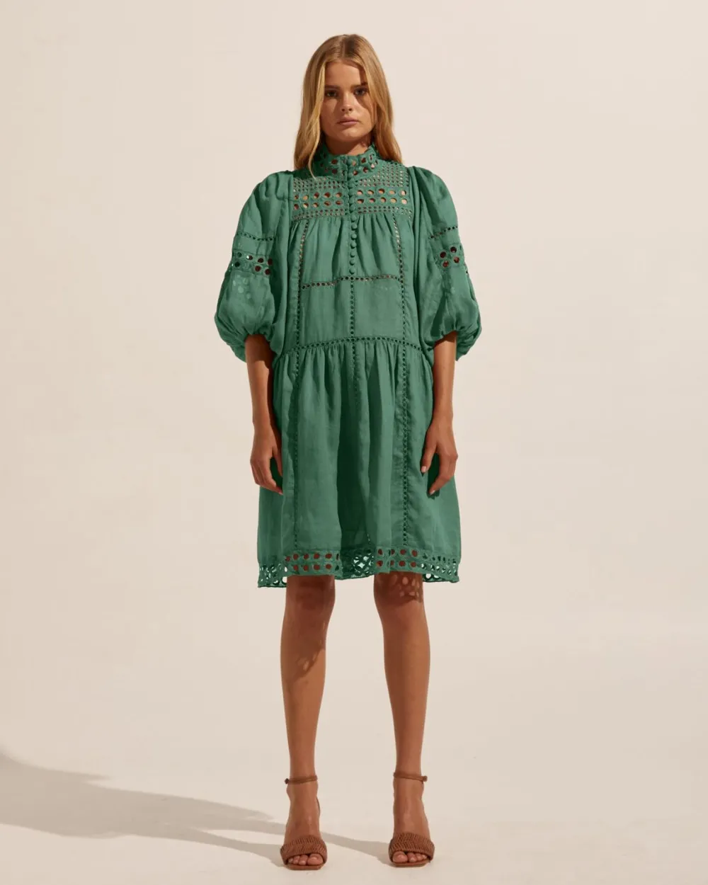 zoe kratzmann Intrigue Dress-Pine|Women Dresses