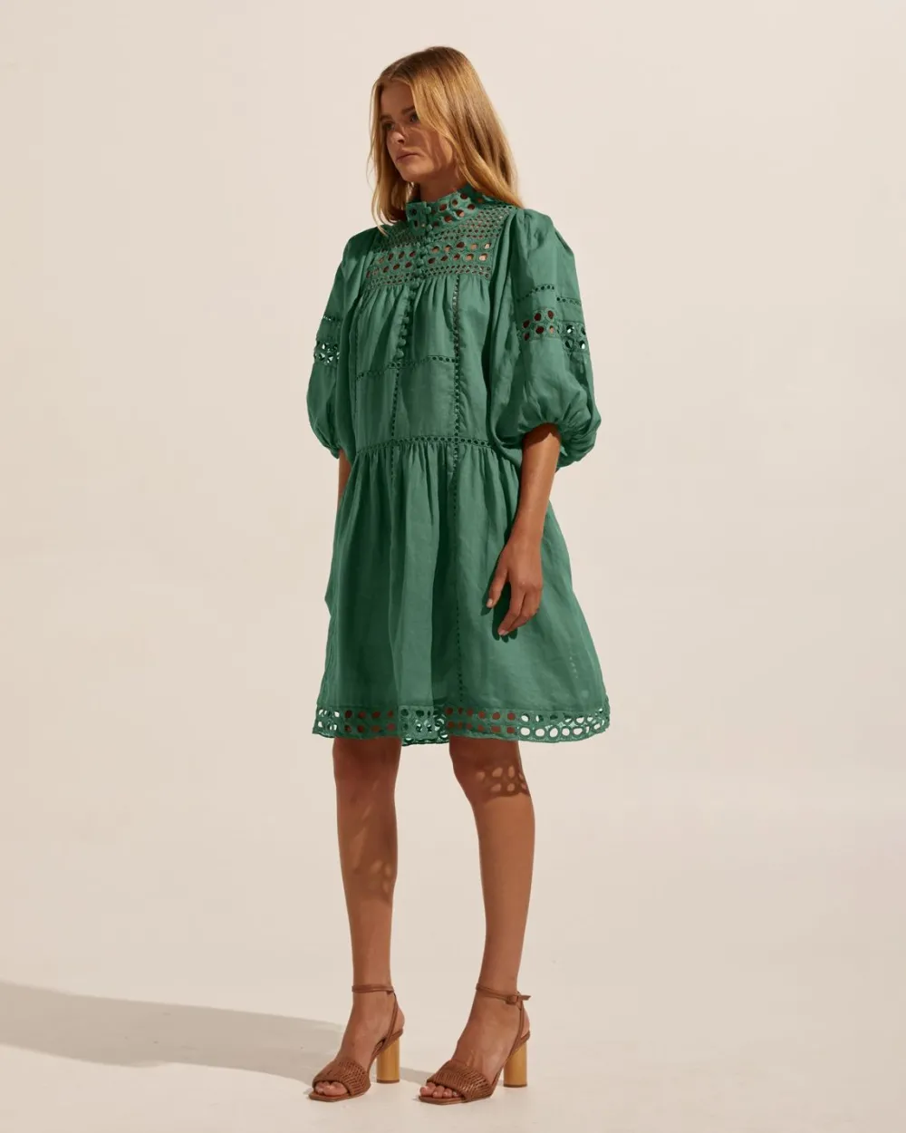 zoe kratzmann Intrigue Dress-Pine|Women Dresses