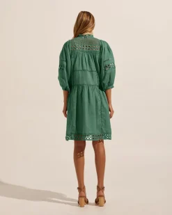 zoe kratzmann Intrigue Dress-Pine|Women Dresses